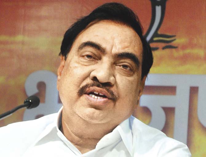 Agriculture Minister Eknath Khadse