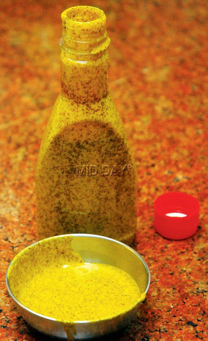 For the marination, pick up a bottle of the Bengali Kasundi mustard