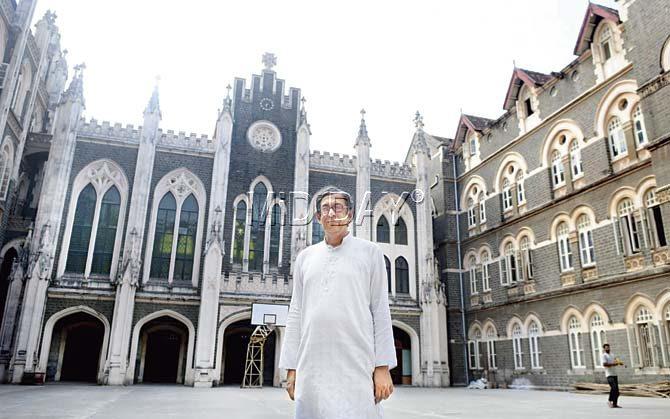 Father Frazer Mascarenhas is a proud Xavierite himself, and has left a lasting legacy as the principal who ensured the institute attained academic autonomy. Pic/Bipin Kokate