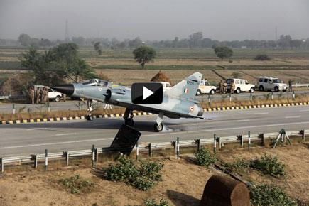 Watch video: IAF lands jet on Yamuna Expressway as part of user trial