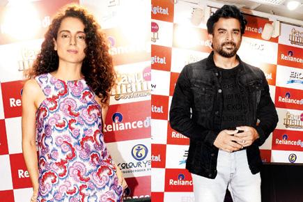 Spotted: Kangana Ranaut and Madhavan 