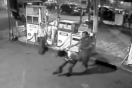 CCTV: Man hits pump worker for not giving him petrol in bottle 