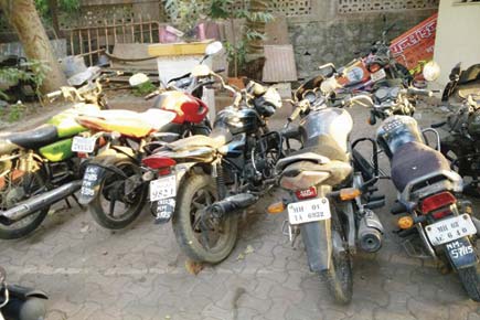 Mumbai crime: Trio steals 14 bikes, two of them owned by policemen