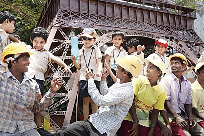 Schoolchildren from RBK International Academy celebrate ‘International Labour Day’