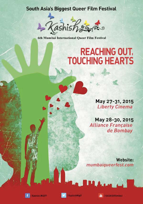 The theme for this year’s Kashish, on a poster designed by Niharika Rastogi