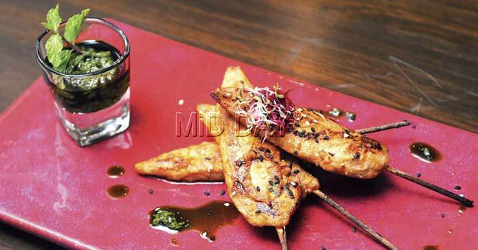 One our favourites, Yakitori Chicken comes with chimichuri on the side