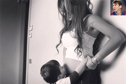 Lionel Messi to become a father again, posts picture online