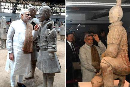 Modi in China: When Indian PM meets Terracotta Warriors... jokes abound