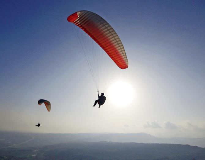 Go paragliding in Kamshet