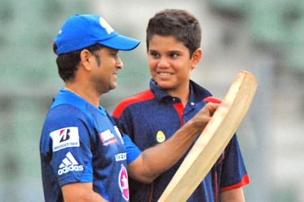 Sachin Tendulkar plays paintball, bowling, go-karting with son Arjun