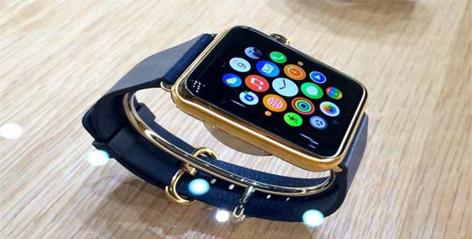 Gold-plated Apple Watch