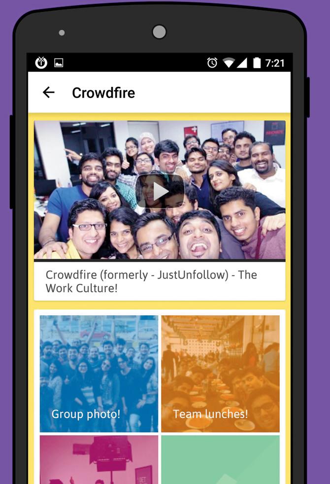 A screenshot of the app 