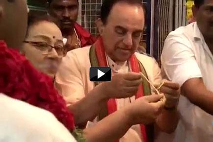 Video: When Subramanian Swamy almost tied the knot again!