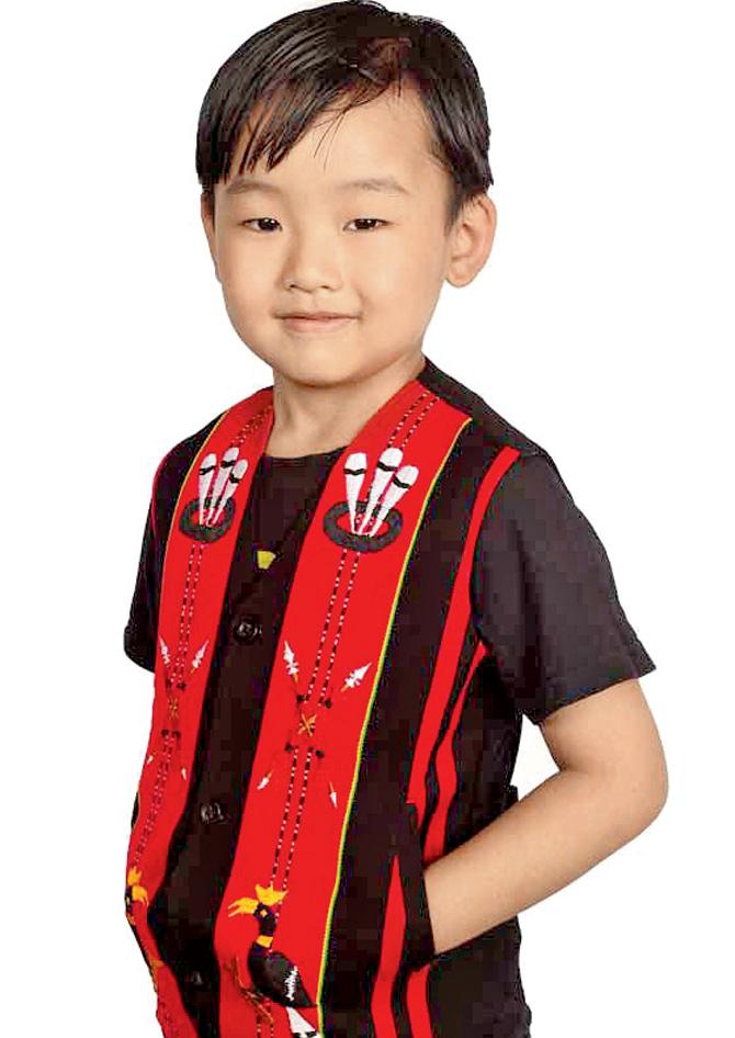 Ethnic Zeliang Tribe waistcoat for kids, Rs 1,864