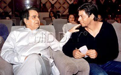 Dilip Kumar and SRK