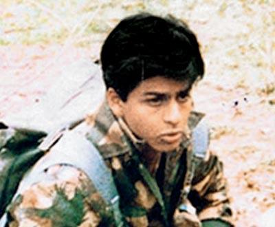 A still from TV serial Fauji in the late 1980s