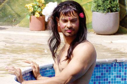 Keith Sequeira dresses in drag for a task in 'Bigg Boss 9'