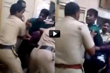 Video: Mumbai cops thrash couple inside police station