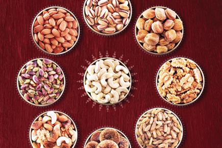 Delicious dry fruits for the Diwali season