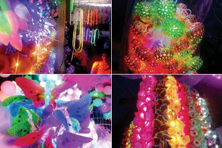 Shop for the brightest Diwali lights at Crawford Market's Lohar Chawl