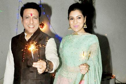 Govinda and daughter Tina Ahuja get in festive spirit
