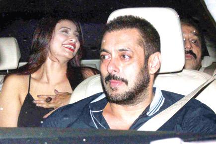 Salman Khan and Daisy Shah attend a Diwali bash