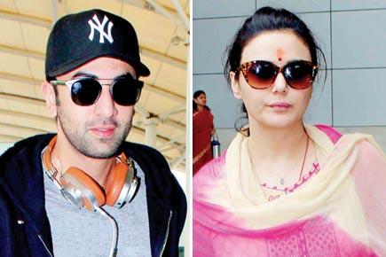 Spotted: Ranbir Kapoor, Preity Zinta at Mumbai airport