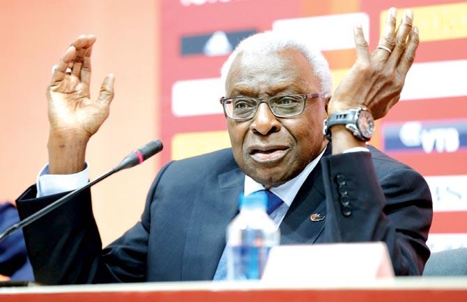 Lamine Diack. Pic/Getty Images
