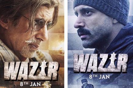 Check out new posters of Big B, Farhan's 'Wazir'