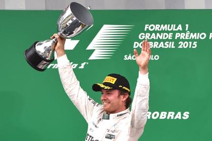  F1: Nico Rosberg rules at Brazilian GP, seals second spot