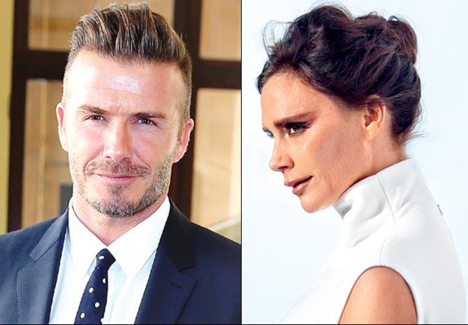 David Beckham and Victoria. Pics/Getty Images