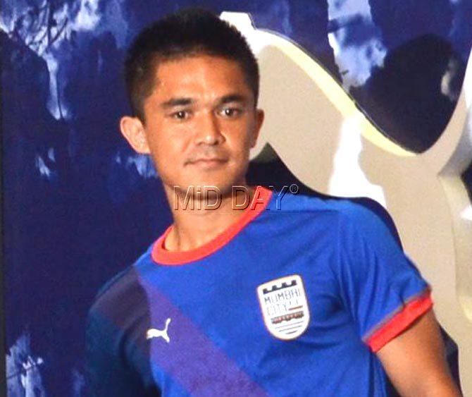 Sunil Chhetri. Pic/Datta Kumbhar