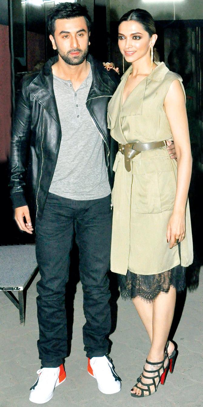Ranbir Kapoor and Deepika Padukone