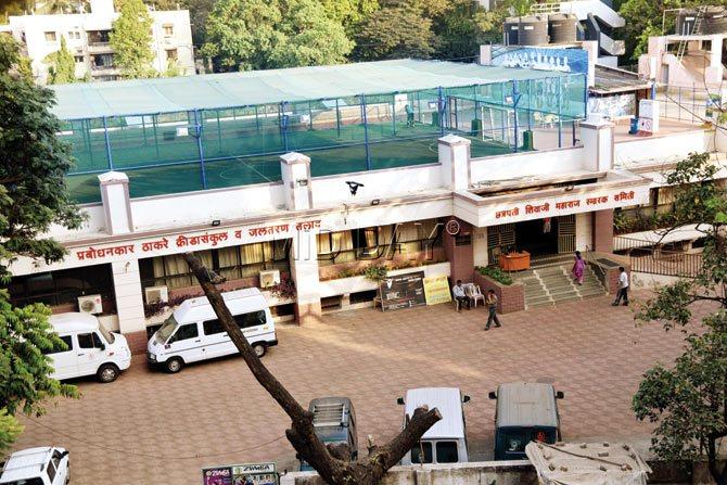 What used to be an open ground in Vile Parle, is now a sports centre. Pic/Sameer Markande