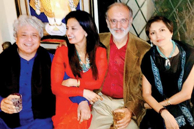 Suhel Seth, Ritu Beri, Suman Dubey and Prabha