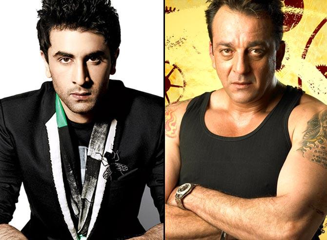 Ranbir Kapoor and Sanjay Dutt