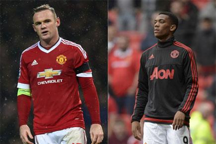 Man United strikers Wayne Rooney and Anthony Martial ruled out against Watford