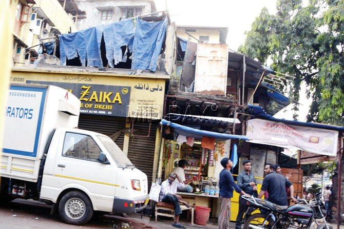 The restaurant Delhi Zaika in Pakmodia Street, belonging to Dawood and attached by the government of India, is up for sale and will be auctioned on December 9. PIC/PRADEEP DHIVAR