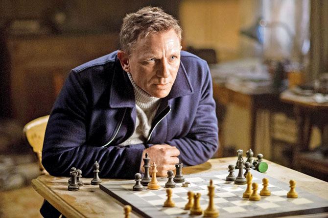 Daniel Craig in a still from Spectre