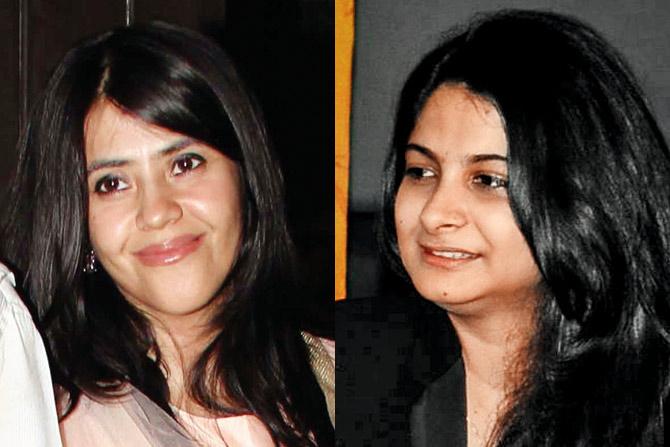 Ekta Kapoor (left) and Rhea Kapoor