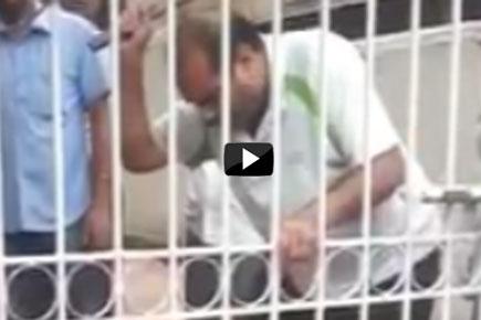 Watch video: Two assault labourer for entering building premises in Sion
