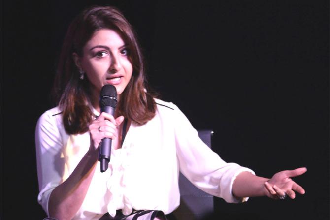 Actress Soha Ali Khan for Dove at WITW. Pic/IANS