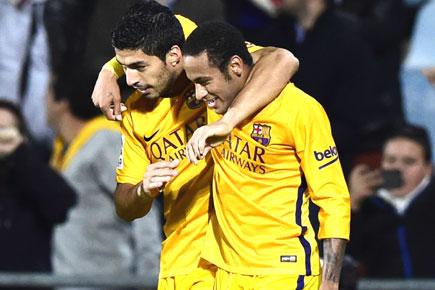La Liga: Luis Suarez, Neymar on target as Barcelona win 2-0
