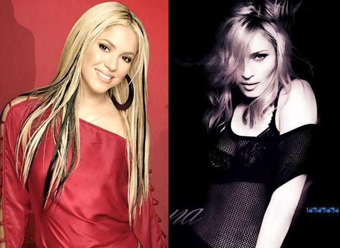 Shakira and Madonna