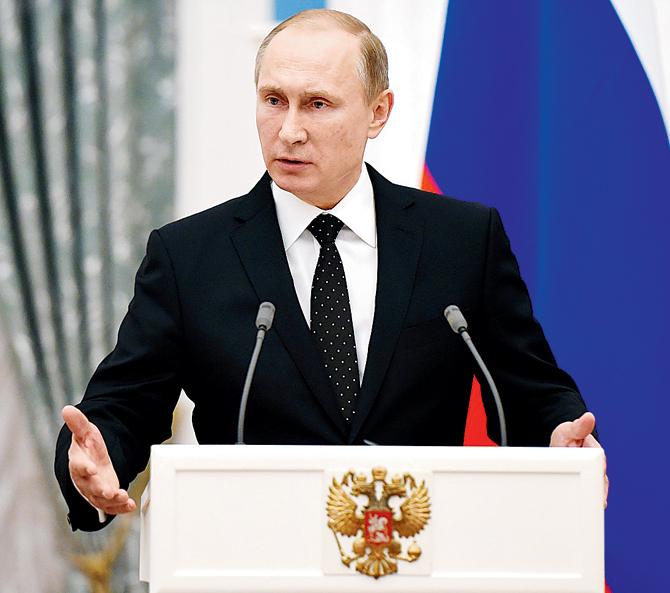 Russian President Vladimir Putin. pics/Afp