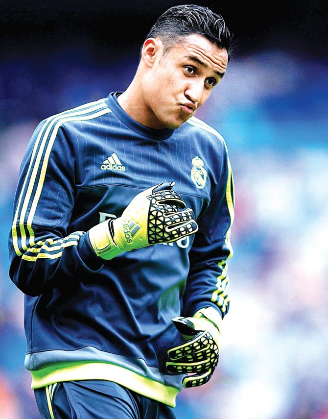 Real Madrid goalkeeper Keylor Navas. Pic/Getty Images