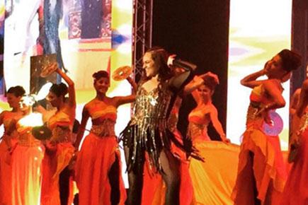 Sonakshi Sinha performs at an awards show in Dubai
