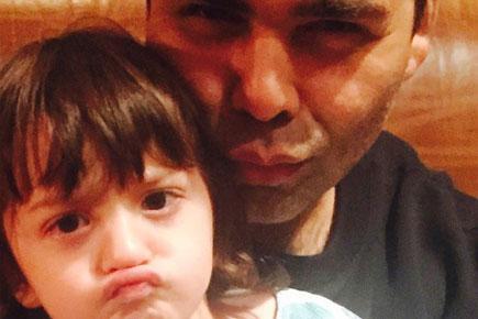 Check out this adorable photo of little 'Dilwala' AbRam pouting