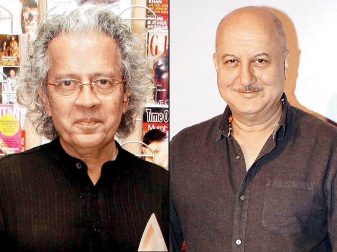 Anil Dharker and Anupam Kher