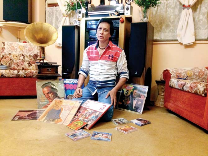 Dadar resident Ian Rodricks, 63, an avid collector of LPs, has been visiting the store since he was five